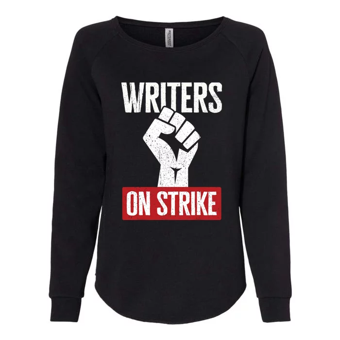 Writers Guild Of America On Strike Anti AI Chatbots WGA Womens California Wash Sweatshirt