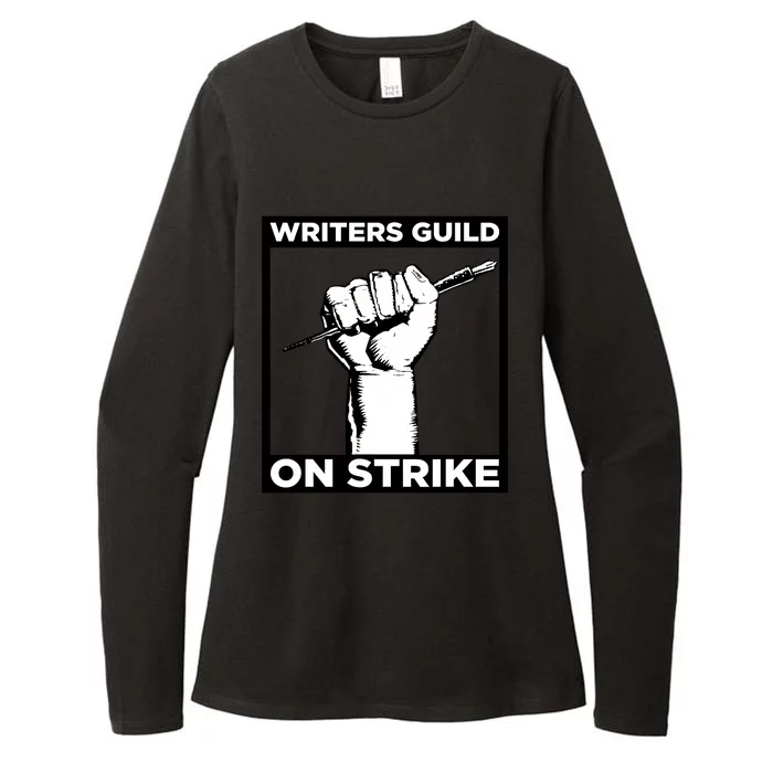 Writers Guild Of America On Strike Womens CVC Long Sleeve Shirt