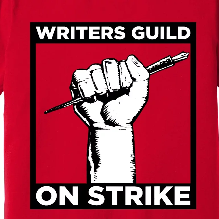 Writers Guild Of America On Strike Premium T-Shirt