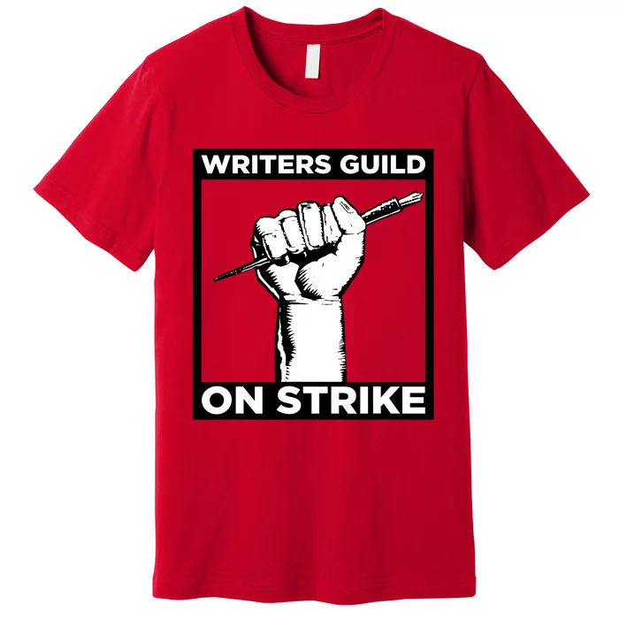 Writers Guild Of America On Strike Premium T-Shirt