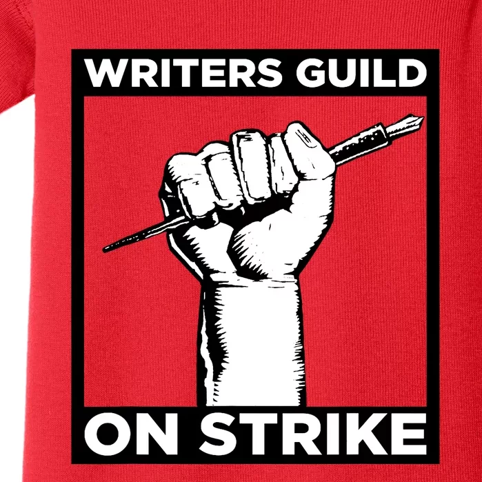 Writers Guild Of America On Strike Baby Bodysuit