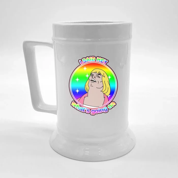 What&X27;S Going On! Front & Back Beer Stein