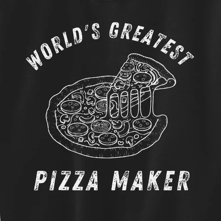 World's Greatest Pizza Maker pizza makers Kids Sweatshirt