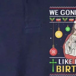 We Gonna Party Like ItS My Birthday Jesus Sweater Christmas Softstyle Adult Sport Polo