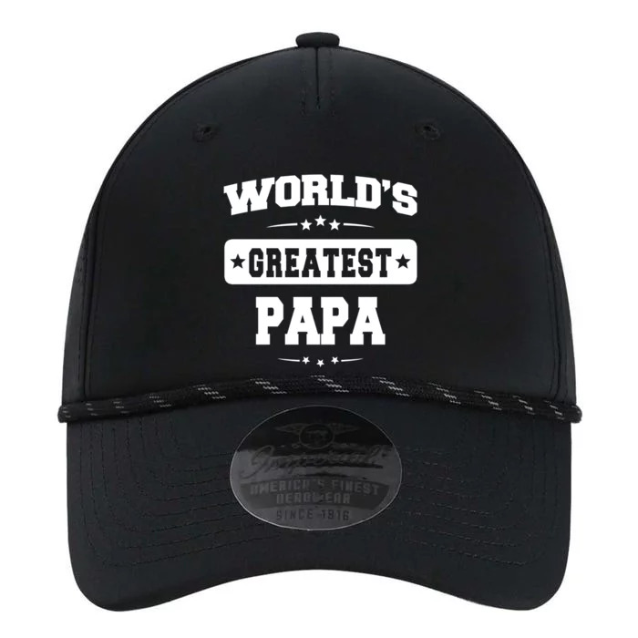 Worlds Greatest Papa Dad Birthday Fathers Day Gift Performance The Dyno Cap