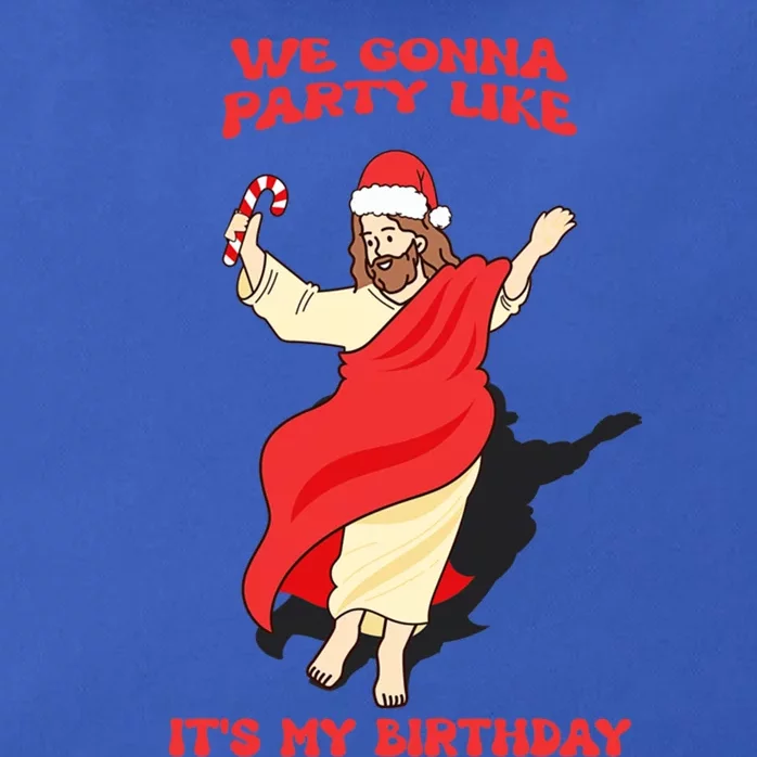 We Gonna Party Like ItS My Birthday Jesus Sweater Christmas Gift Zip Tote Bag