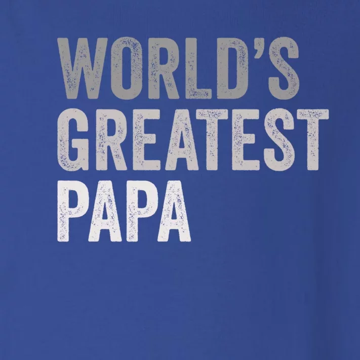 Worlds Greatest Papa Funny Best Dad Father Family Funny Gift Toddler Long Sleeve Shirt