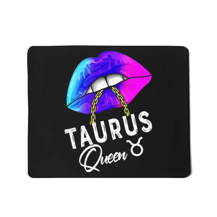 Wo Graduated Purple Blue Taurus Queen May April Zodiac Mousepad