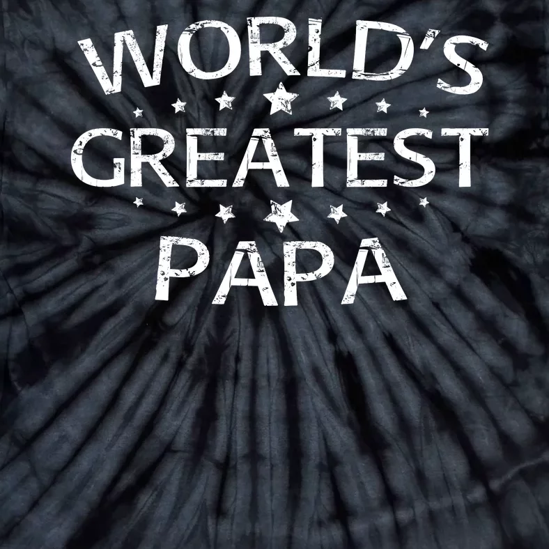 Worlds Greatest Papa Tie-Dye T-Shirt