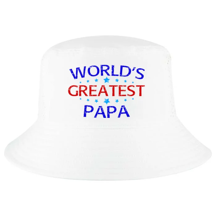 World's Greatest Papa Cool Comfort Performance Bucket Hat