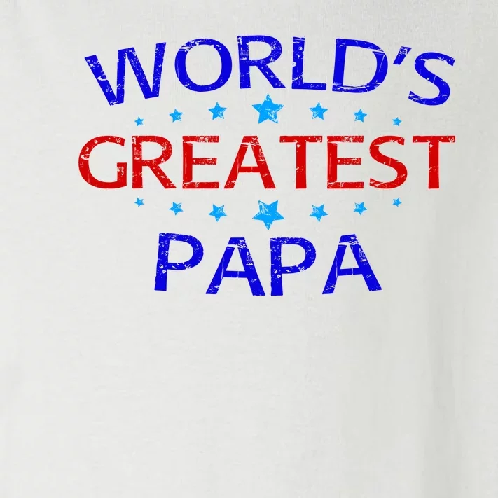 World's Greatest Papa Toddler Long Sleeve Shirt