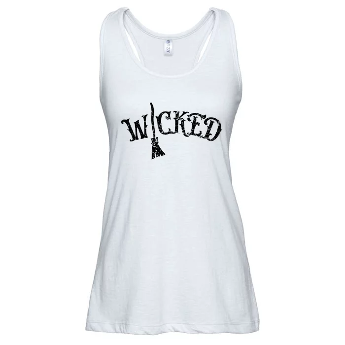 Wicked Graphic Quote Halloween Witchcraft Wiccan Ladies Essential Flowy Tank