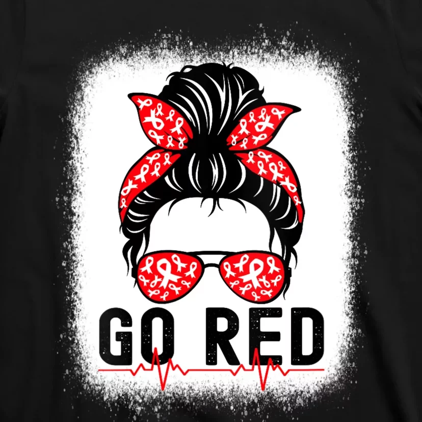 Womens Go Red American Heart Health Month Awareness In February T-Shirt