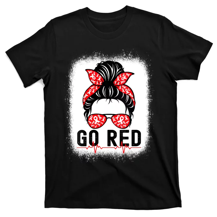 Womens Go Red American Heart Health Month Awareness In February T-Shirt