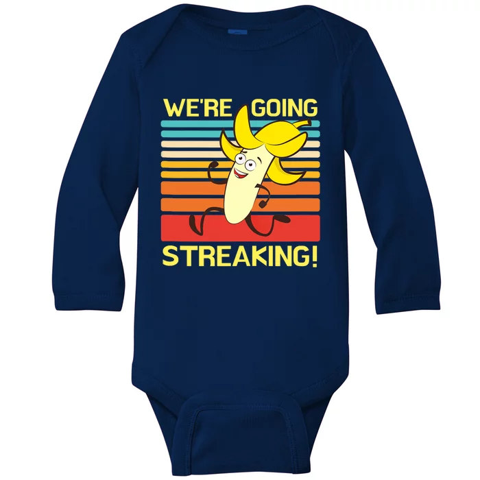 We're Going Streaking Tank Top Baby Long Sleeve Bodysuit