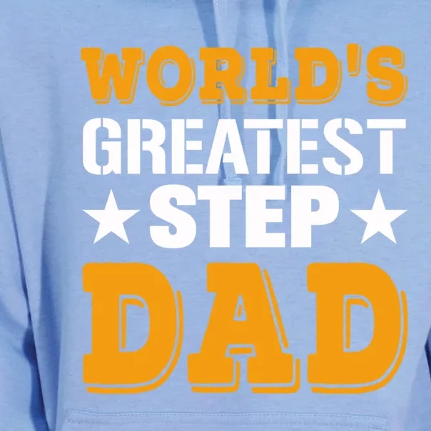 World's Greatest Stepgiftdad Funny Stepfather Gift Unisex Surf Hoodie