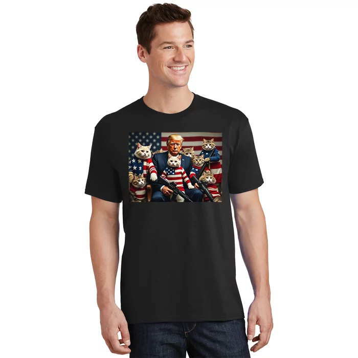 We’Re Gonna Save The Cats Funny Trump Vote 2024 America Gift T-Shirt