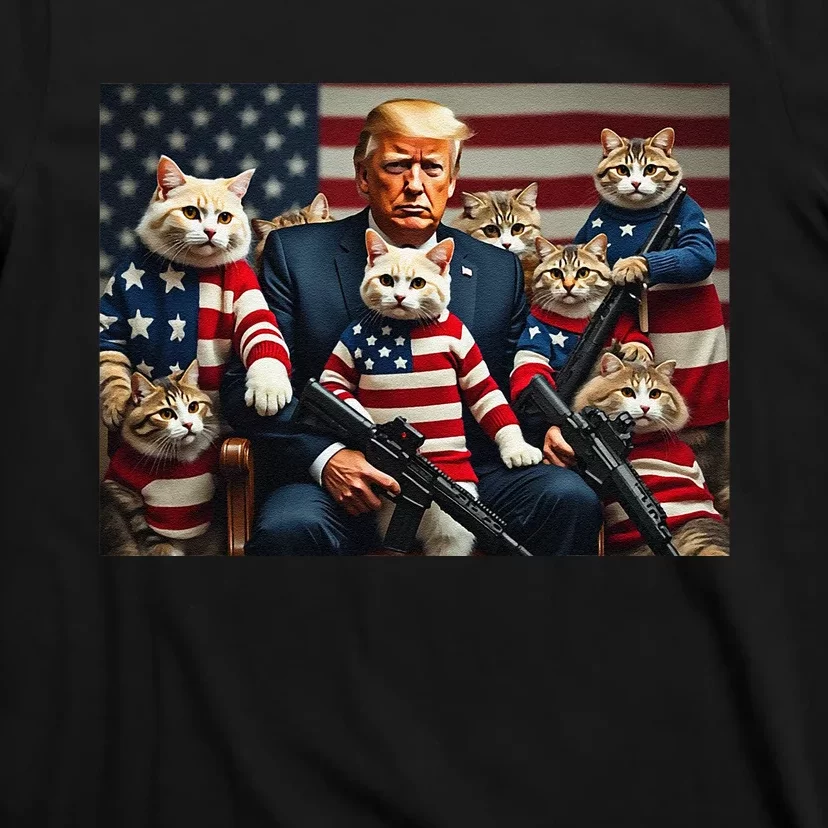 We’Re Gonna Save The Cats Funny Trump Vote 2024 America Gift T-Shirt