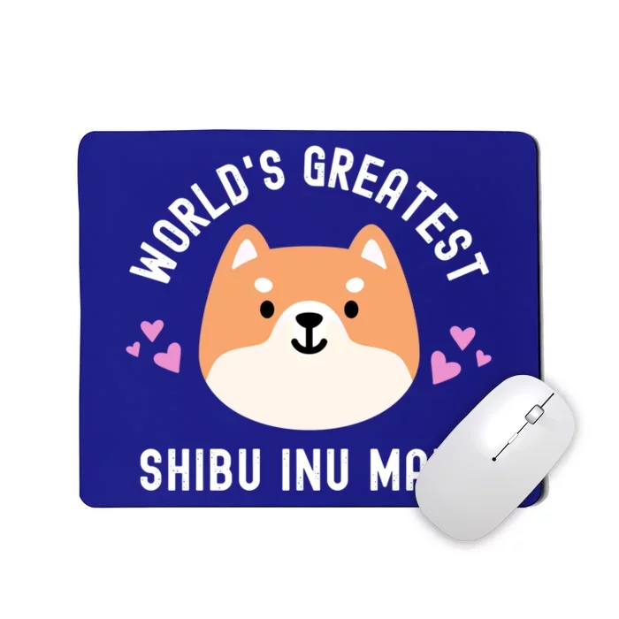 World's Greatest Shiba Inu Mama Cute 'S Dog Mom Funny Gift Mousepad