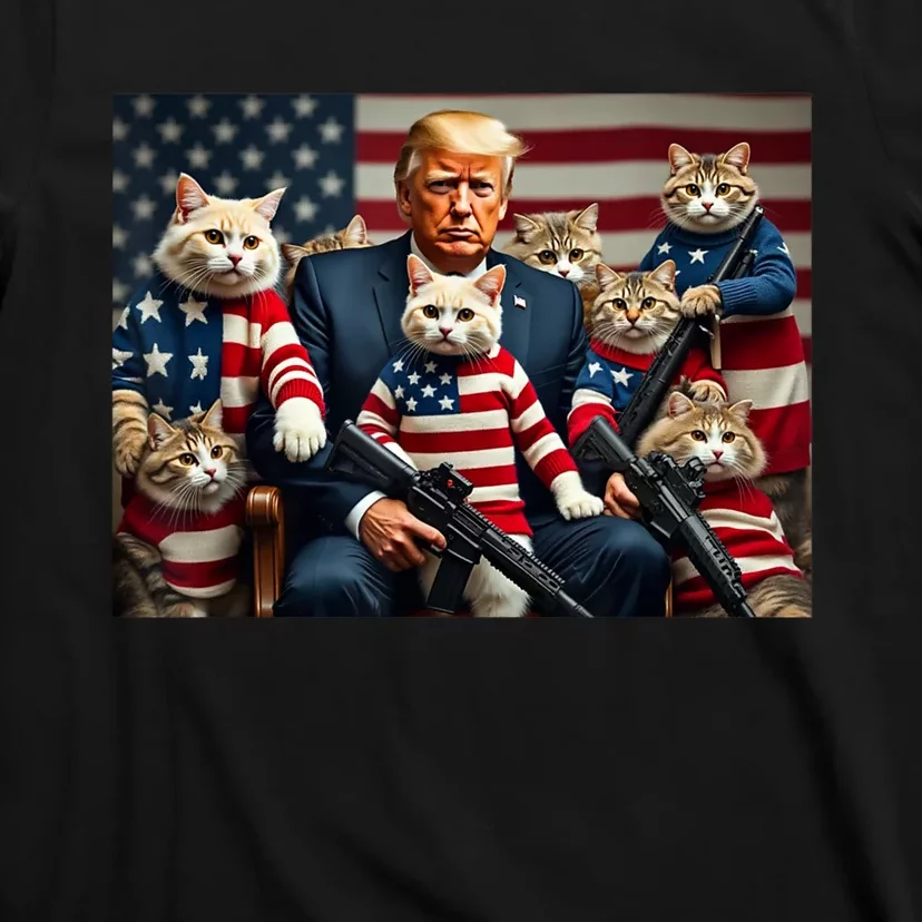 We’Re Gonna Save The Cats Funny Trump Vote 2024 America T-Shirt