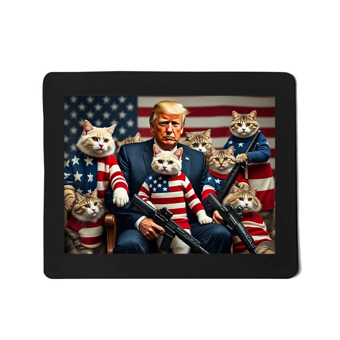 We’Re Gonna Save The Cats Funny Trump Vote 2024 America Mousepad