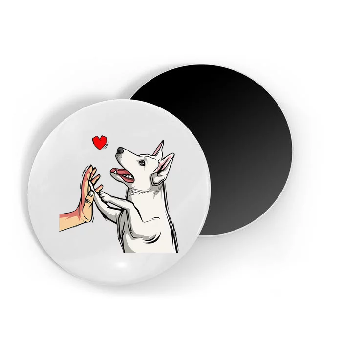 White German Shepherd Love Dog Mom Magnet