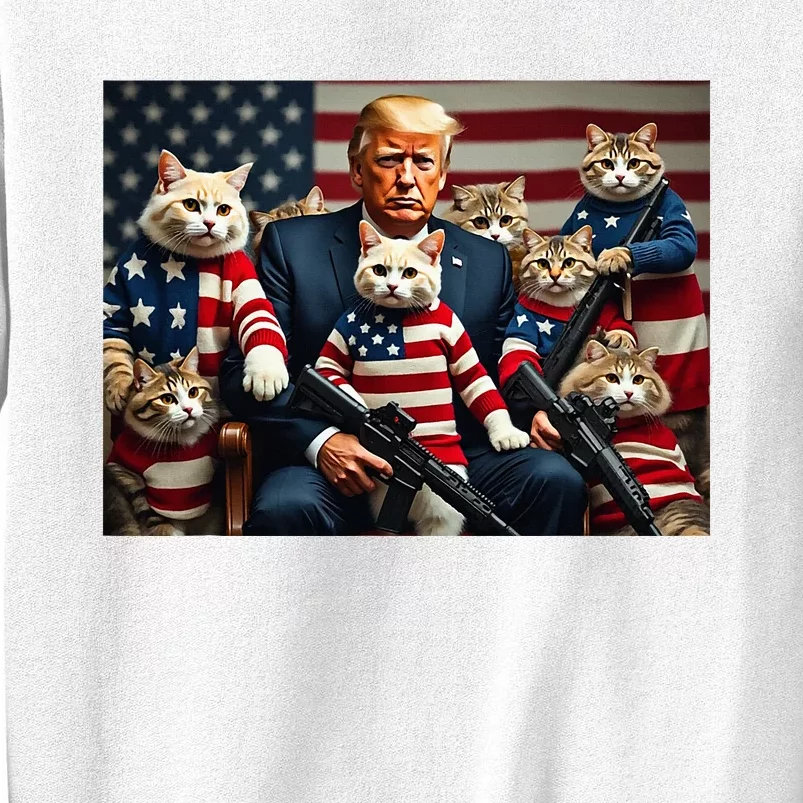 We’Re Gonna Save The Cats Funny Trump Vote 2024 America Sweatshirt