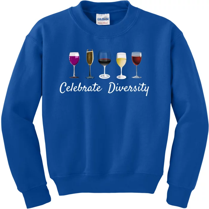 Wine Glass Saying Quote Wine Related Gift Meaningful Gift Kids Sweatshirt