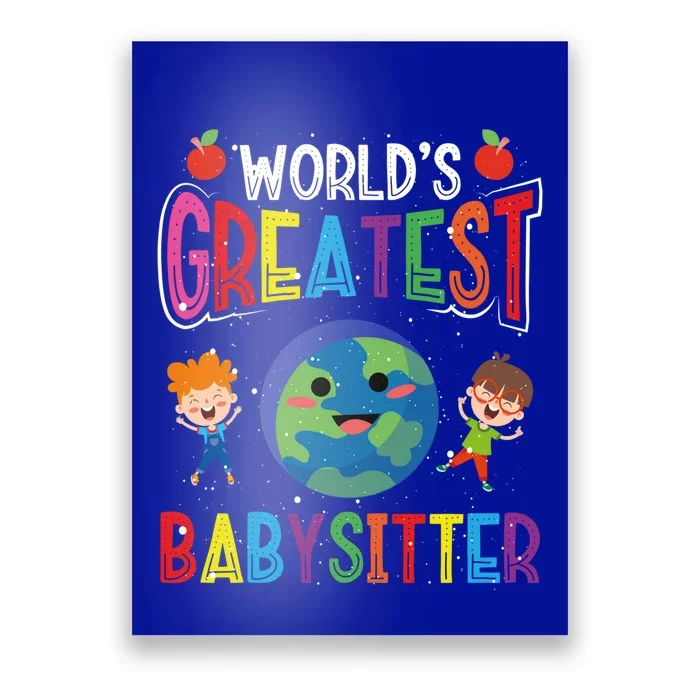 Worlds Greatest Sitter Sitter Gift Poster