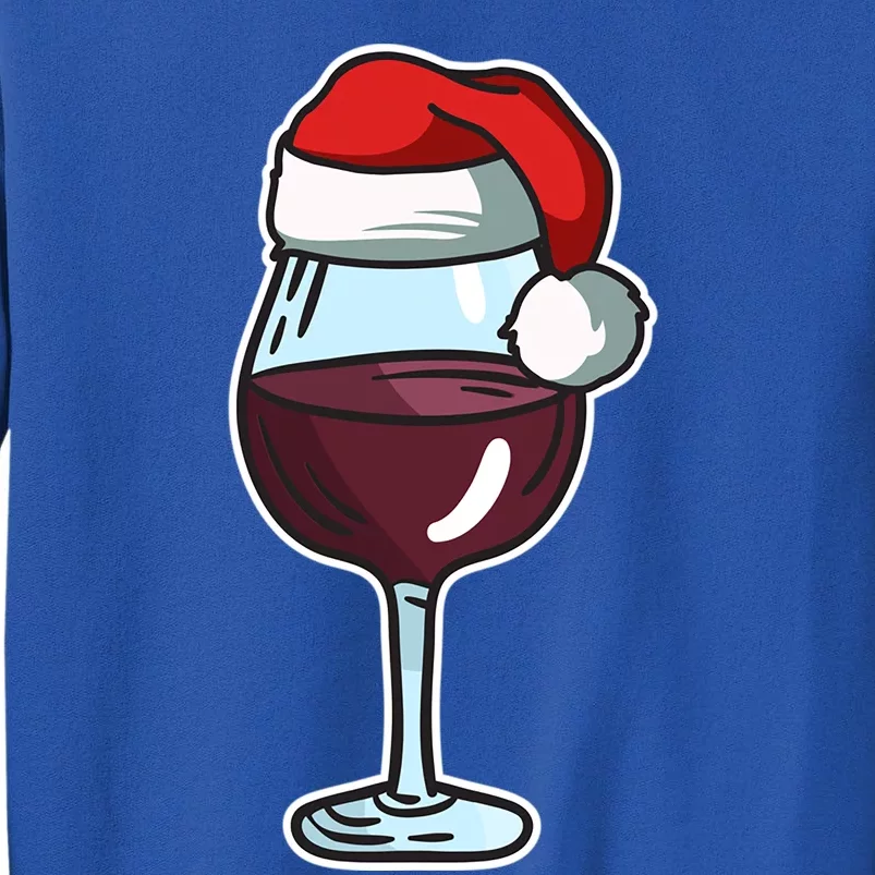 Wine Glass Santa Hat Ing Cool Christmas Funny Gift Sweatshirt