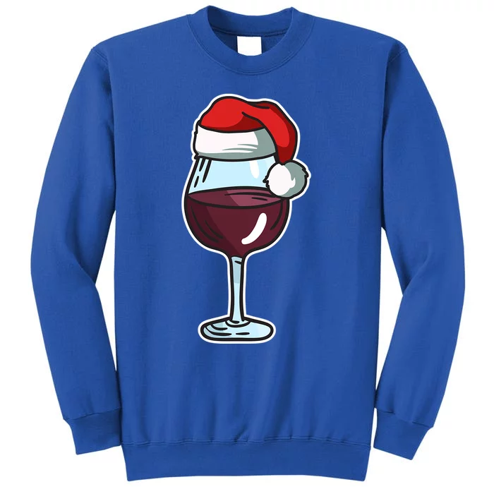 Wine Glass Santa Hat Ing Cool Christmas Funny Gift Sweatshirt