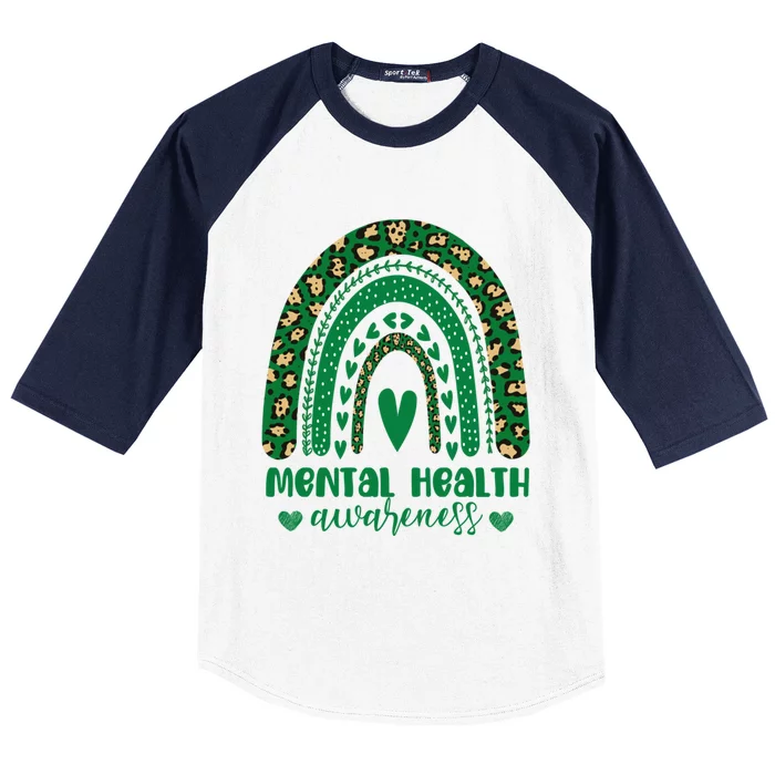 Wear Green Tal Health Matters Tal Health Awareness Gift Baseball Sleeve Shirt