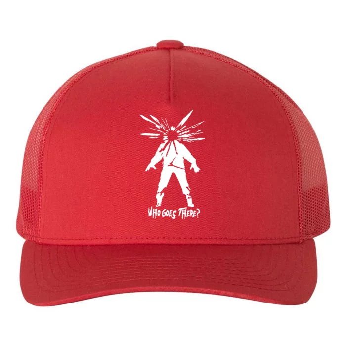 Who Goes There Yupoong Adult 5-Panel Trucker Hat