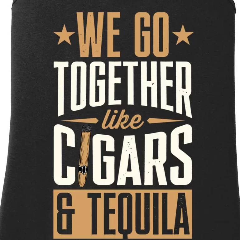 We Go Together Like Cigars Ladies Essential Tank