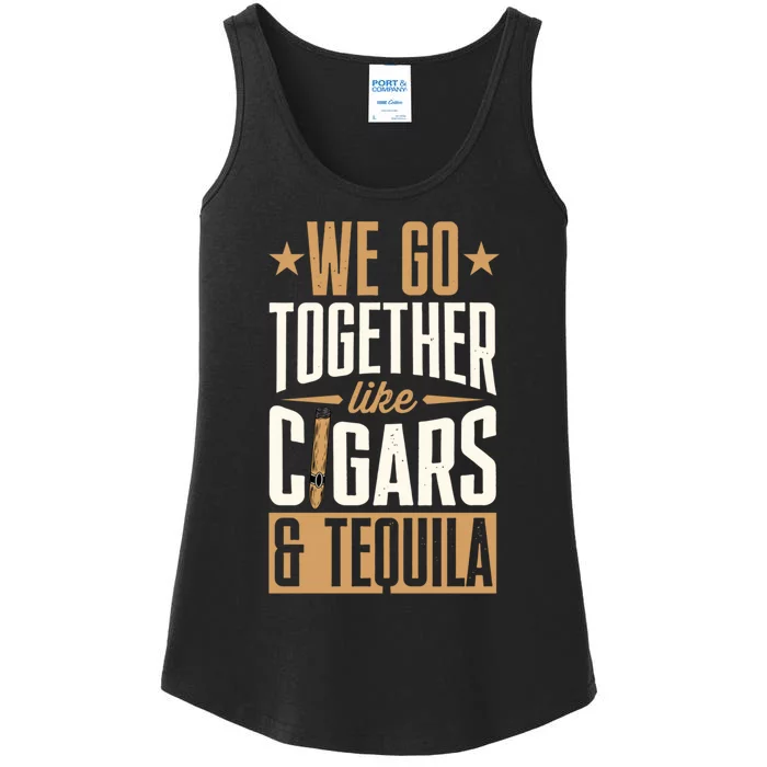 We Go Together Like Cigars Ladies Essential Tank