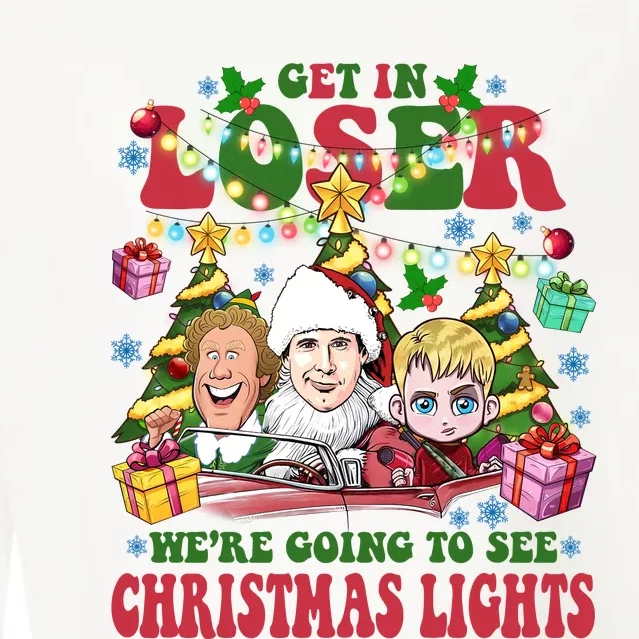 We’Re Going To See Christmas Lights Movie Comedy Friends Xmas Kevin Cropped Pullover Crew