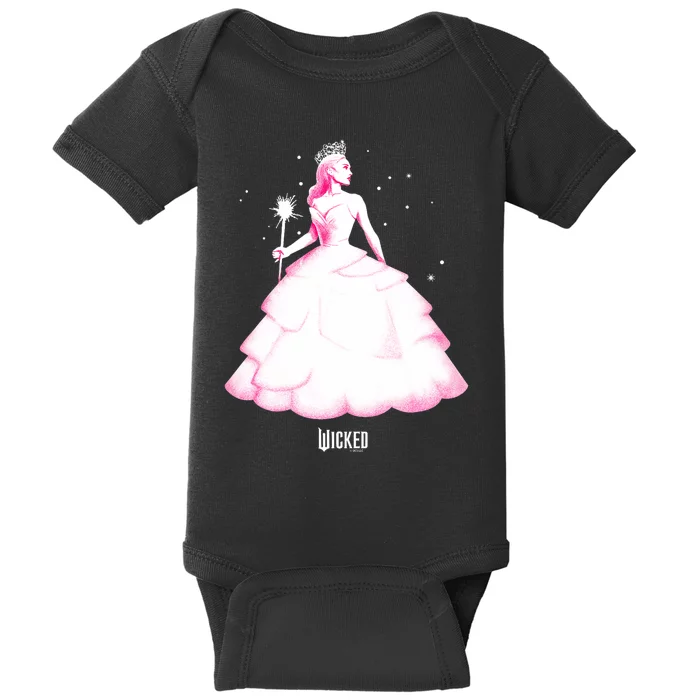 Wicked Glinda Tonal Pose Baby Bodysuit