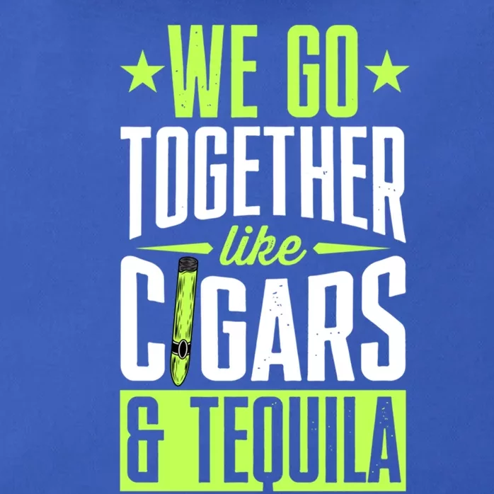 We Go Together Like Cigars And Tequila Matching Couple Gift Zip Tote Bag