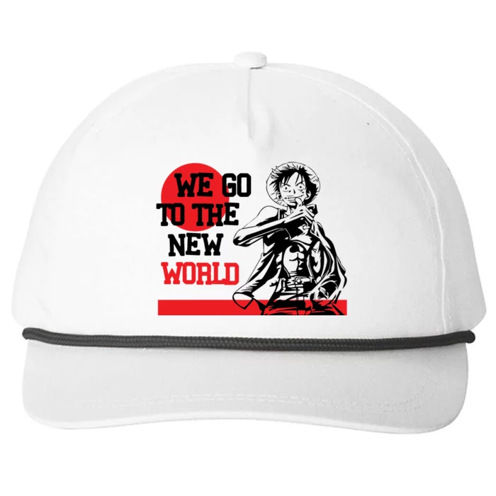 We Go To The New World Snapback Five-Panel Rope Hat