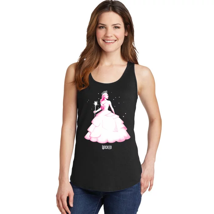 Wicked Glinda Tonal Pose Ladies Essential Tank