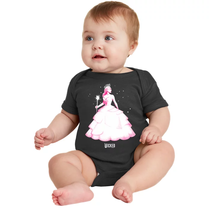 Wicked Glinda Tonal Pose Baby Bodysuit