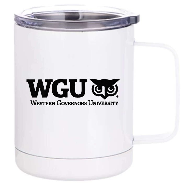 Western Governors University (WGU) Front & Back 12oz Stainless Steel Tumbler Cup