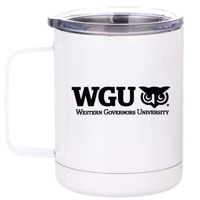 Western Governors University (WGU) Front & Back 12oz Stainless Steel Tumbler Cup