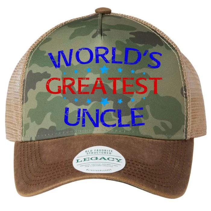 World's Greatest Uncle Legacy Tie Dye Trucker Hat