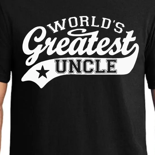 Worlds Greatest Uncle Funny Fathers Day Pajama Set