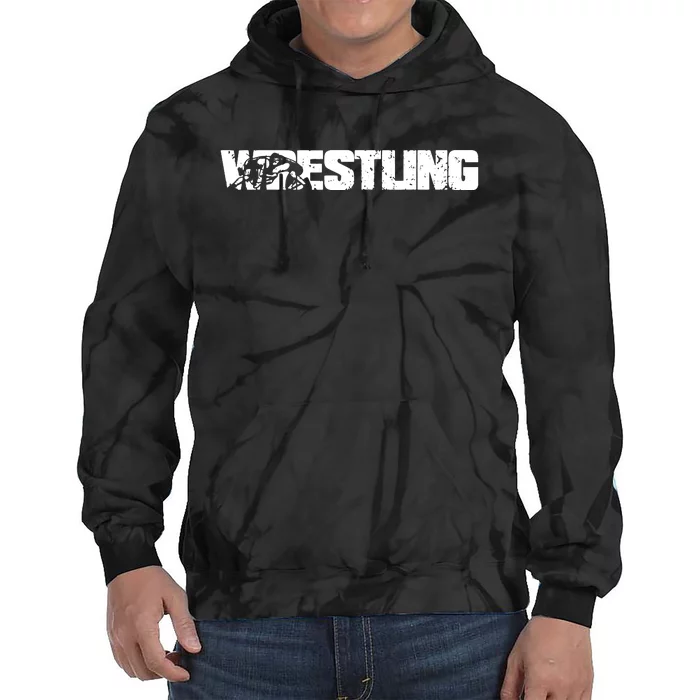 Wrestling Gift Tie Dye Hoodie