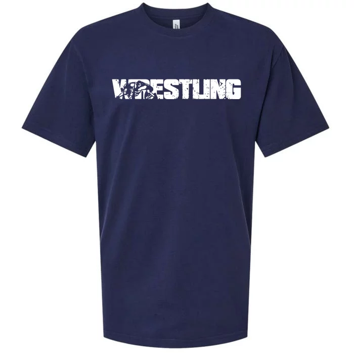 Wrestling Gift Sueded Cloud Jersey T-Shirt