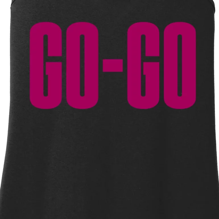 Wham Gogo With Pink Text Ladies Essential Tank