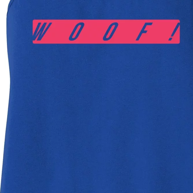 Woof! Gift Women's Racerback Tank