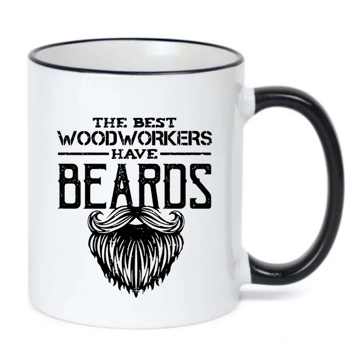 Woodworking Gift Woodworker Carpentry Beard Black Color Changing Mug